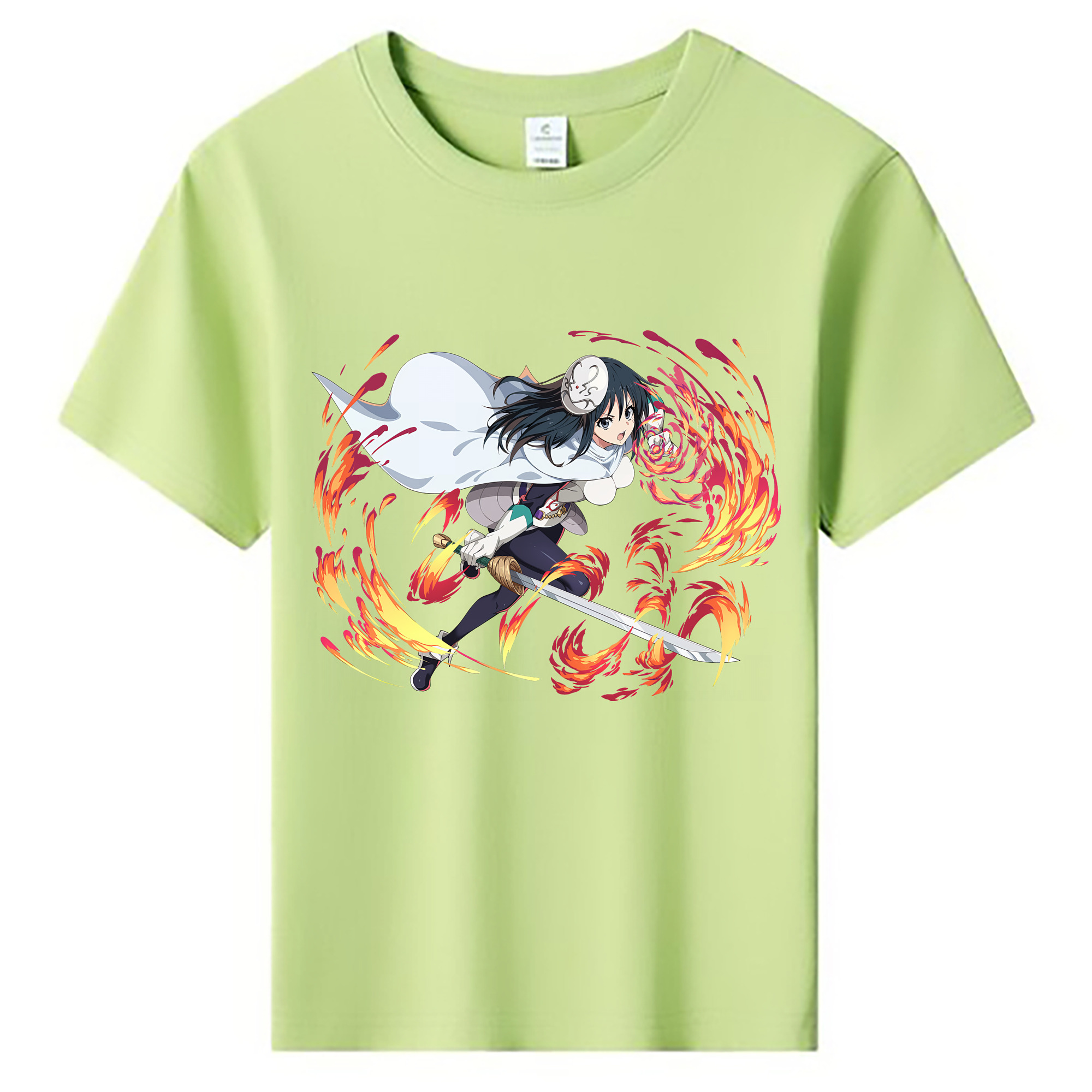 （画像用） 転スラ Regarding Reincarnated to Slime 綿100％キッズTシャツ（フロントプリント）